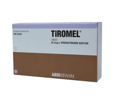 Tiromel T3 - 100 tabs 25 mcg per tab