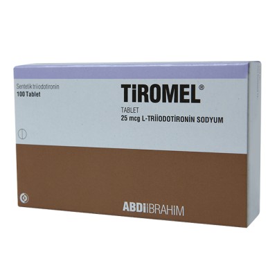 Buy Tiromel T3 - 100 tabs 25 mcg per tab