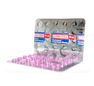 Clenbuterol HCL 50 tabs 40 mcg/tab Box