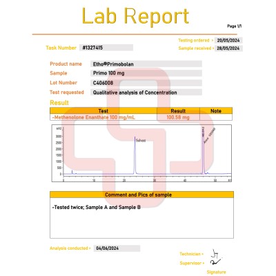 Buy Etho-Primobolan (Methenolone Enanthate) 100 mg/ml - Beligas Pharma