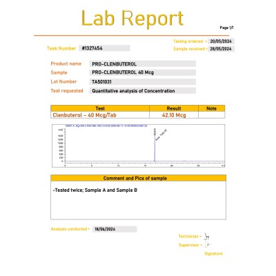 Buy Beligas Pro-Clenbuterol 40mcg (100 tabs)