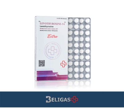 Buy original Beligas Levothyroxine T4, 100mcg (100 tabs)