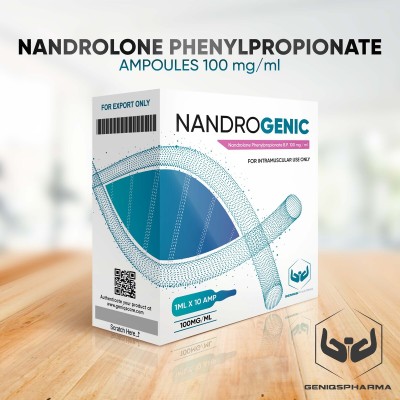 Buy original GenisQ Pharma Nandrogenic ( Nandrolone Phenylpropionate )  100mg/ml 10amps