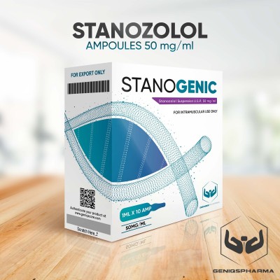 Buy original Stanogenic (STANOZOLOL)  50mg/ml . 10amps