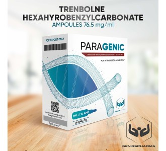 Paragenic (TRENBOLONE HEXAHYDROBENZYLCARBONATE) 76.5mg/ml 10amps