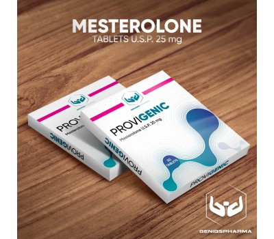 Buy original Genisq Pharma Provigenic (MESTEROLONE) 25mg/tab 50 Tabs 
