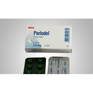 Parlodel (Bromocriptine)  30 tabs 2.5 mg/tab