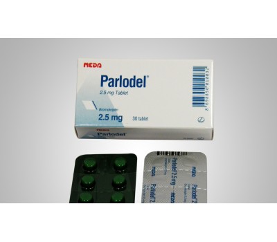 Parlodel (Bromocriptine)  30 tabs 2.5 mg/tab