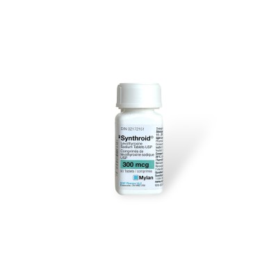 Buy Pharma Grade Mylan Synthroid T4 300mcg 90tabs