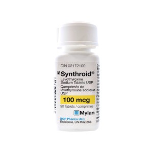 Synthroid T4 100mcg 90tabs