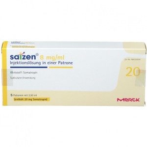 SAIZEN 60IU 20 MG/2.5 ML. CARTRIDGE