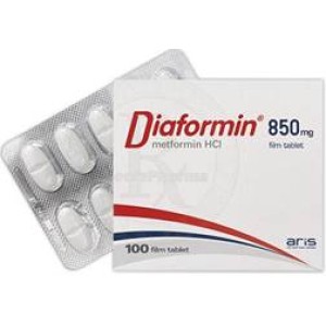 Metformin (GLUCOPAGE) 850 MG 100 TABS