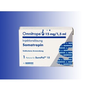 OMNITROPE 45 IU 15 MG/1.5 ML CARTIDGE