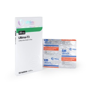 Ultima-T3 25mcg 50tabs