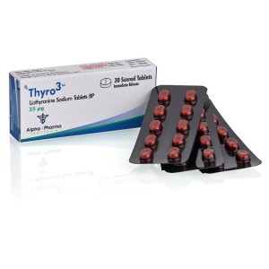 Thyro3 30tabs 25mcg/tab