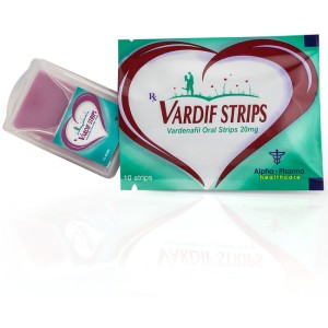 Vardif 20mg/strip 10 oral sublingual strips Expired