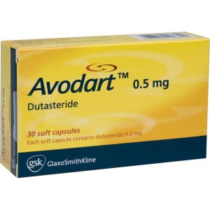 Avodart (Dutasteride) 30 caps - 0.5mg/caps