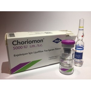 Choriomon (HCG) 5000 iu/vial + 1 amp solvent