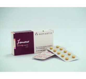 Femara (Letrozole)  30 tabs 2.5 mg/tab