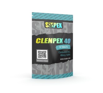 SixPex Clenpex 40mcg (Clenbuterol) 50tabs