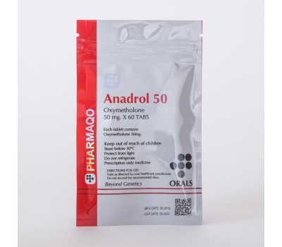 Buy Pharmaqo Anadrol 50mg/tab 60tabs