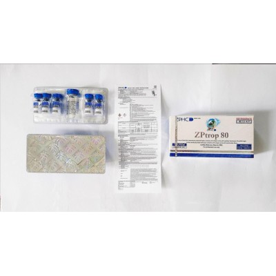 Buy ZPtropin (HGH) 5 vials 16IU/vial 80iu kit + 12ml BacWater