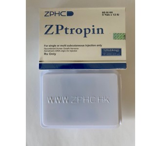 ZPtropin (HGH) 5 vials 12IU/vial 60iu kit + 12ml BacWater