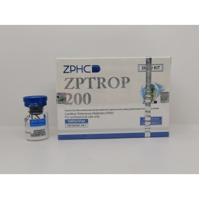 Original ZPtropin (HGH) 2 vials 100IU/vial 200iu kit + 12ml BacWater